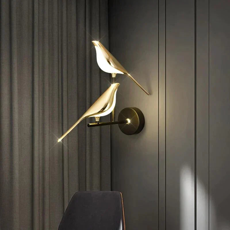 Warm glow wall lamp for kitchen