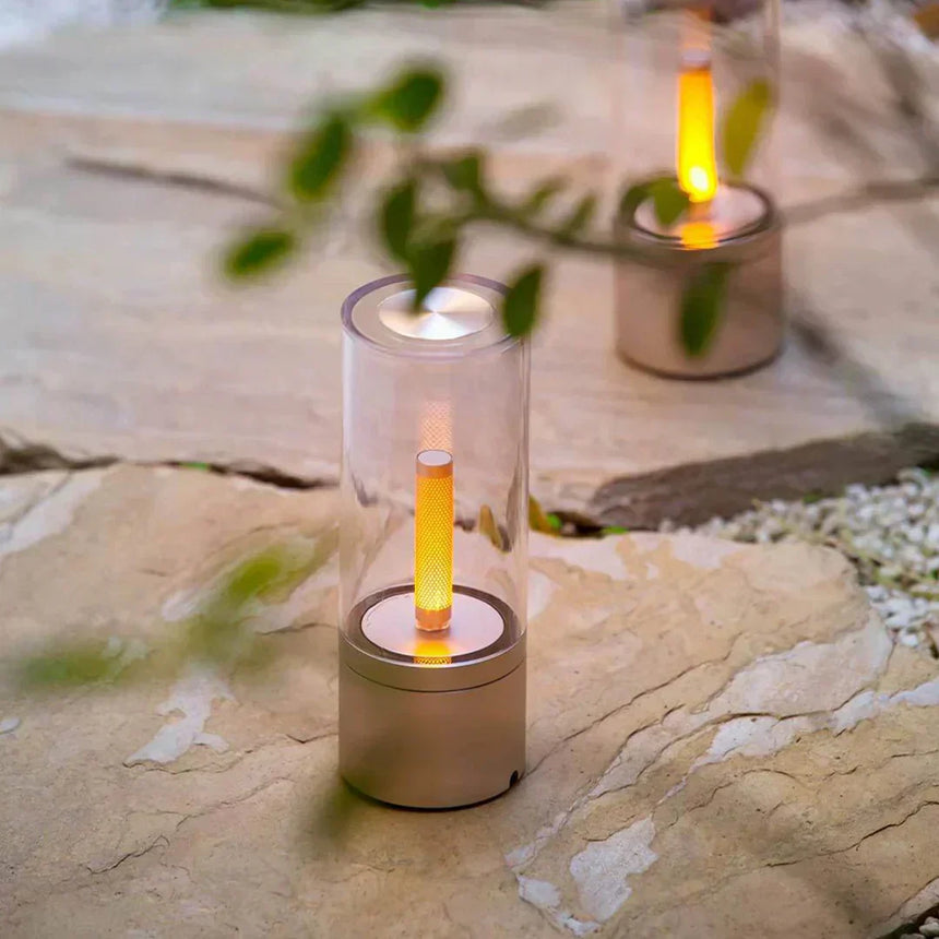 Candlelike Glow Table Lamp Fixture Detail