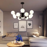 glass chandelier bubble design for dining room