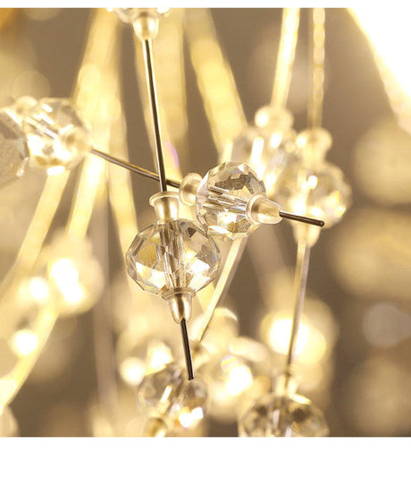 Pendant Light with Aluminum Frame Detail