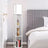 Wood Floor Lamp with Shelves for Bedroom Decor