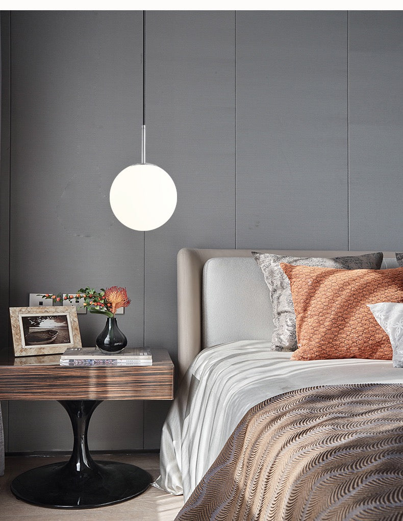 Eira Scandinavian Glass Pendant Light for Kitchen