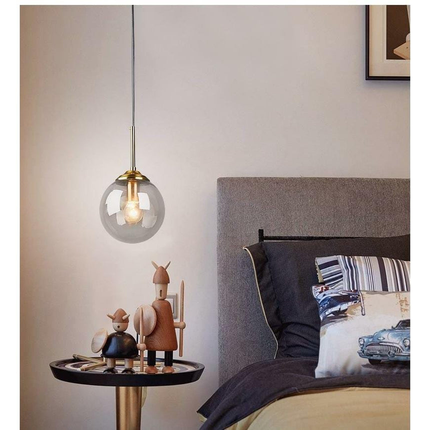 Gumdrop Pendant Light with Minimalist Glass Design