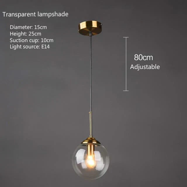 Gumdrop Glass Pendant Light for Kitchen Island