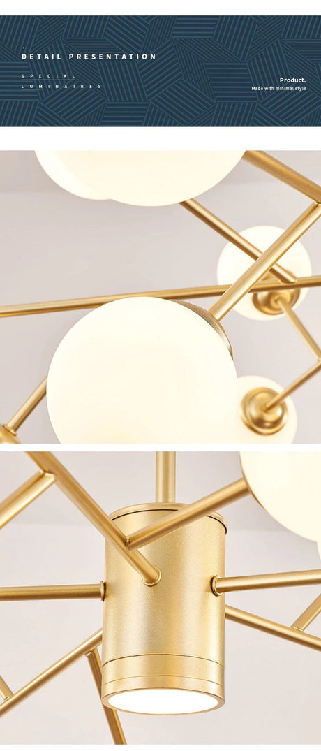 Marlow Bubble Chandelier - Bedroom Lighting Accent