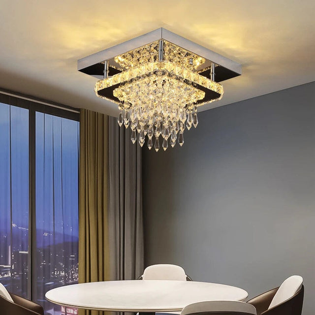 Luna Crystal Lamp – Modern Chandelier