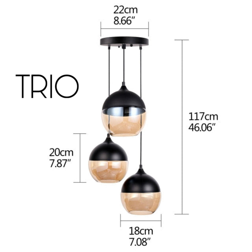 Arlo Pendant Light with Multi-Tone Iron Finish