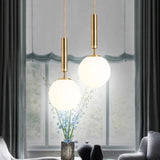 Aluminum pendant light warm ambient glow detail