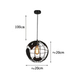 Avela Metal Globe Pendant Light for Living Room