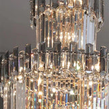 Bellamy Chandelier Close-Up of Crystal Tiers