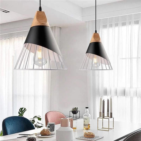 Pendant Light Installed Above Kitchen Counter