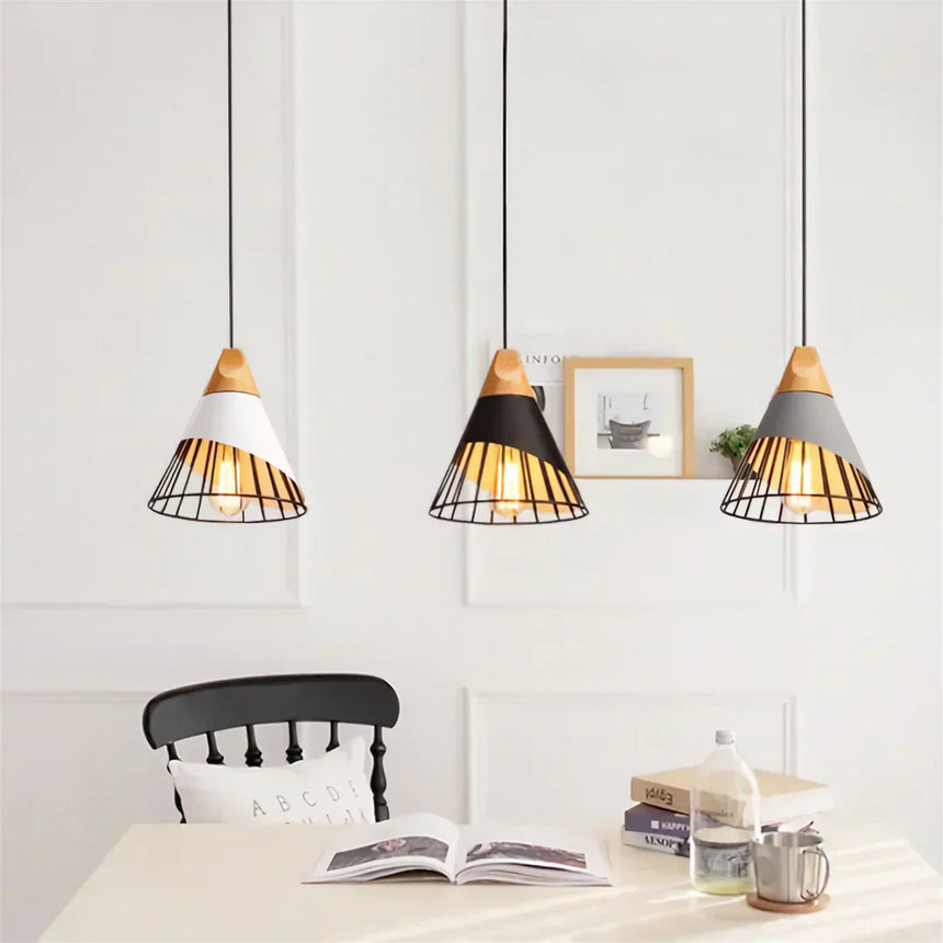 Birch Pendant Light for Industrial-Style Interiors
