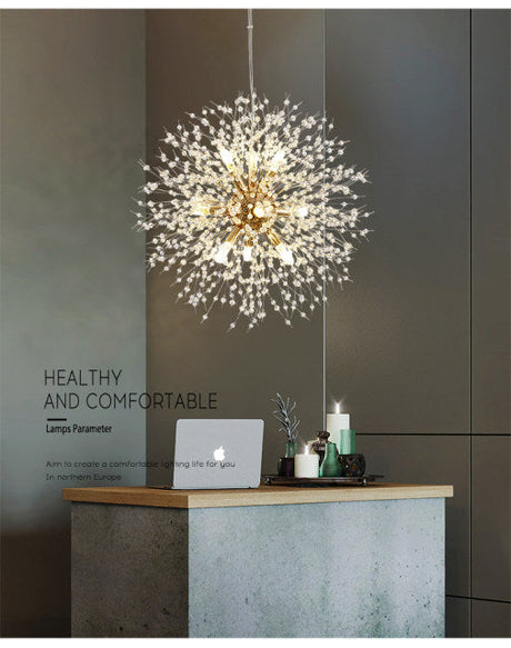 Crystal Pendant Light for Entryway Lighting