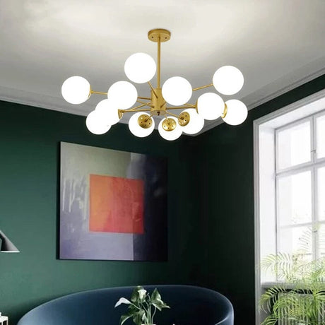 twelve bulb led chandelier for living areas