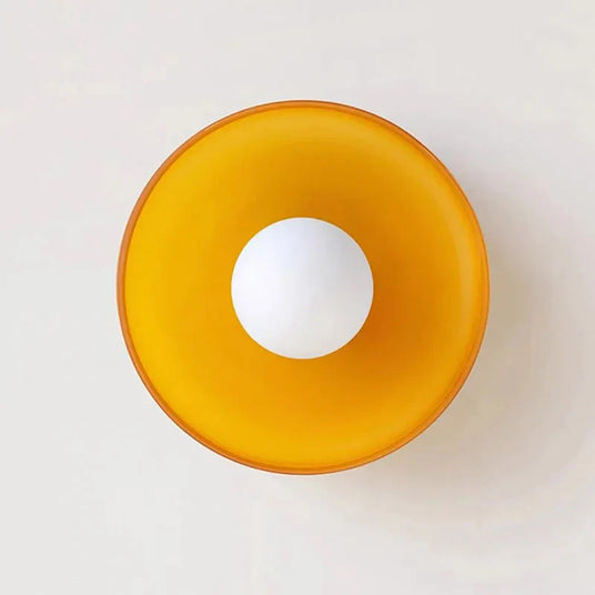 Warm white wall lighting fixture for corridors