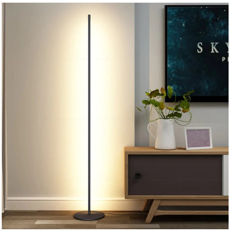 Geometric floor lamp for bedroom decor