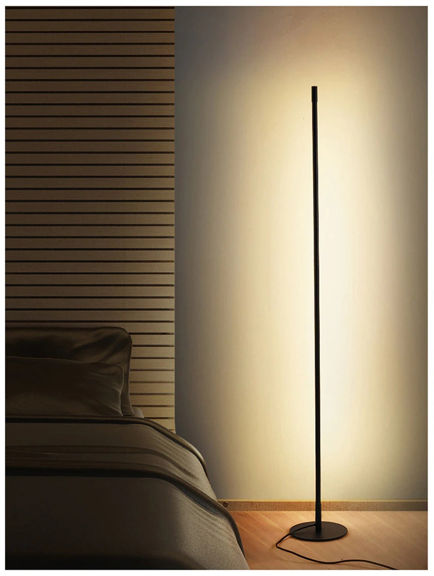 Minimal geometric lamp for hallway
