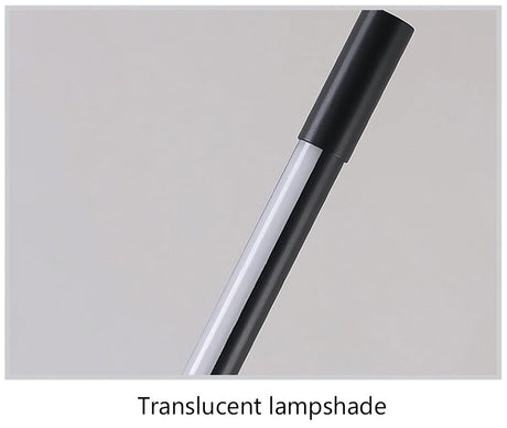 Standing tube lamp for entryway