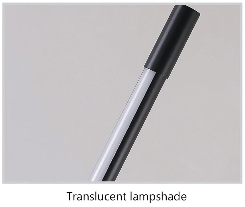 Standing tube lamp for entryway