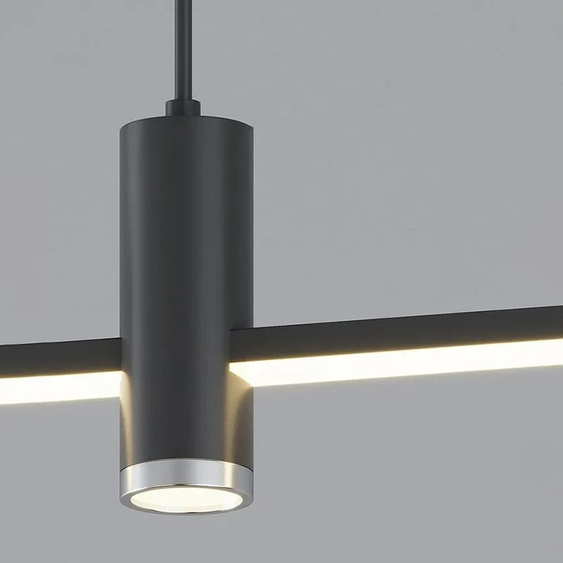 Metal Pendant Light Sleek Linear Silhouette