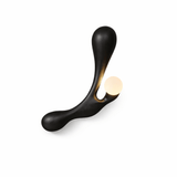 The black version with the opal globe bright against the dark arm