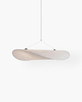 Sculptural Pendant Light Ribbon Silhouette Design