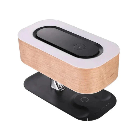 Nightstand Lamp with Bluetooth Speaker and Charger