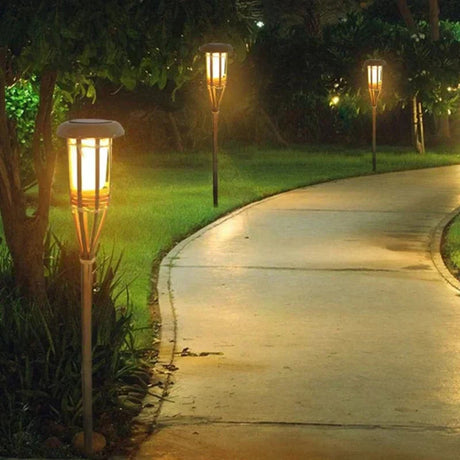 Lumori Tiki Outdoor Solar Lamp – Tiki-Style