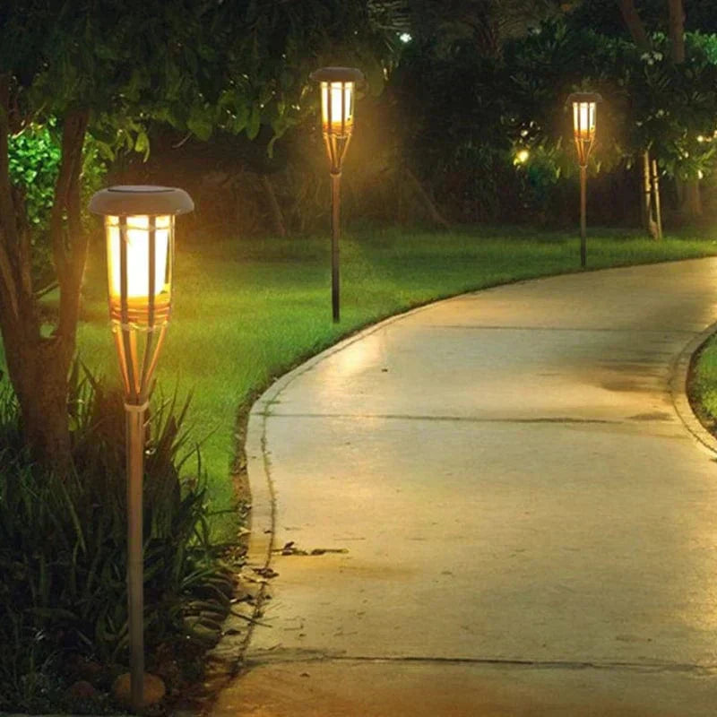 Lumori Tiki Outdoor Solar Lamp – Tiki-Style
