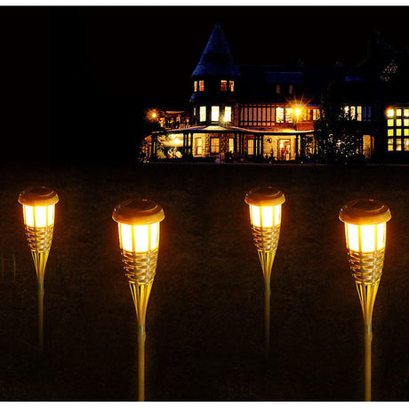 Lumori Tiki Outdoor Solar Lamp for Pathway