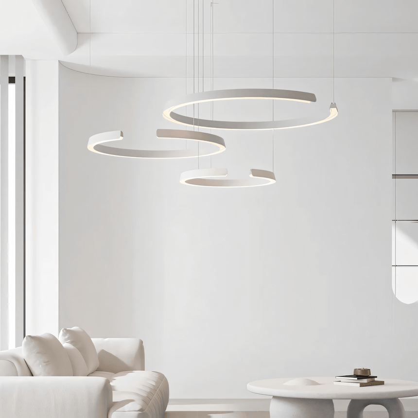 Geometric Chandelier for Contemporary Architectural Style
