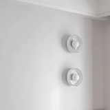 Wall lamp installed in bedroom setting