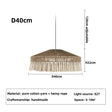 Dimension card for the 40 cm jute pendant light