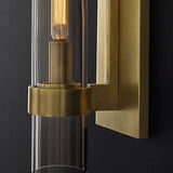 Warm glow wall sconce for living room
