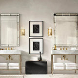 Metal Wall Sconce finish detail
