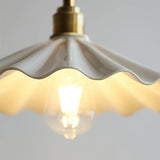 Textured ceramic pendant light for modern interiors