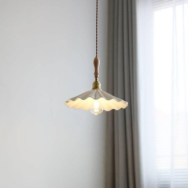 Ceramic pendant light sleek modern silhouette for kitchen
