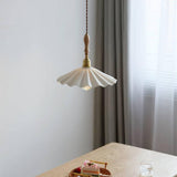 LunaCore textured ceramic pendant close-up detail