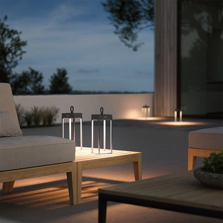 Plastic Metal Nightlight – dimmable modern design detail view | OroDwell