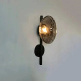 Wall mounted sconce with wedge bulb