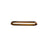 Walnut 47.2 in linear ceiling light shown on its own against a plain background