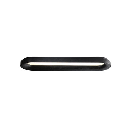 Black 59.1 in linear ceiling light shown on its own against a plain background