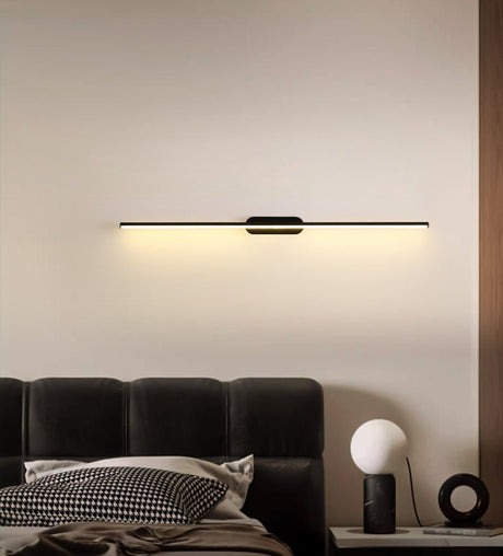 Vanity light with an acrylic shade