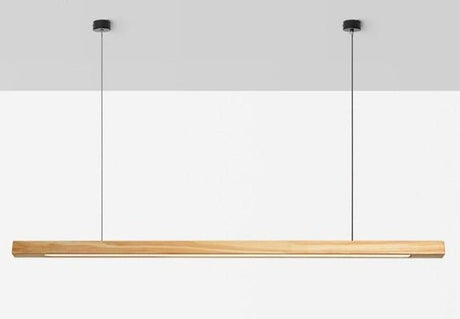Wood Pendant Light Additional Room View
