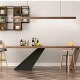 Solid Pine Pendant Light for Living Room