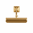 The brass tube seen level, the square plate flat and the pivot below it