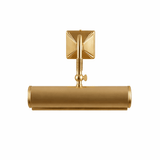 The brass tube seen level, the square plate flat and the pivot below it
