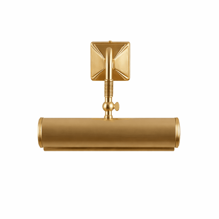 The brass tube seen level, the square plate flat and the pivot below it