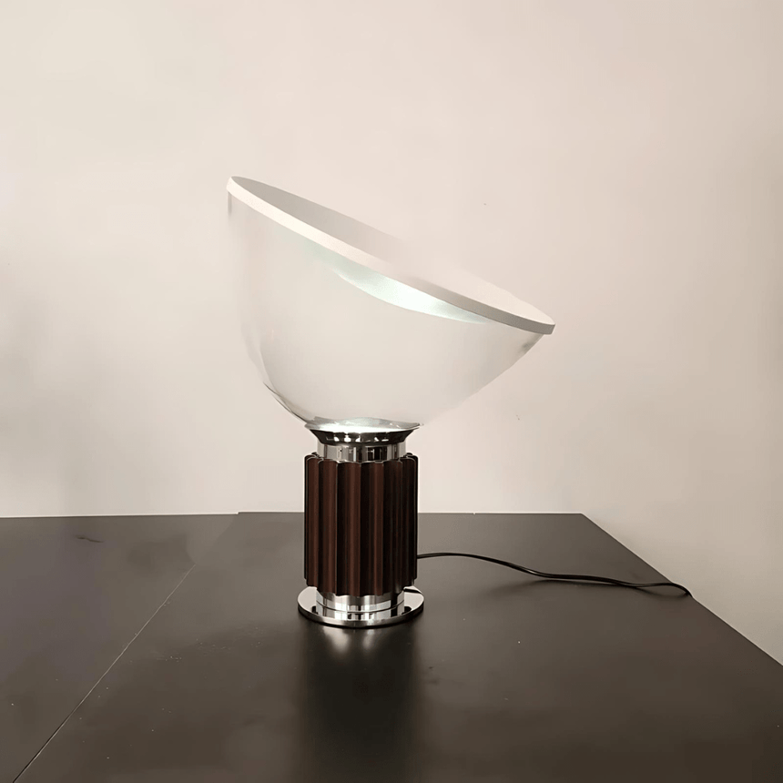 Table lamp finish detail close up view