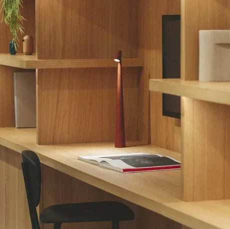 Mood lamp touch control dimming close-up